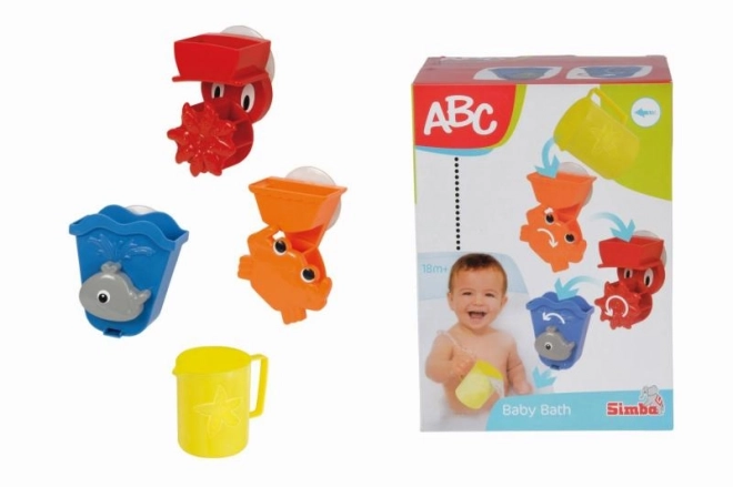 Badespielzeug-Set mit Tasse