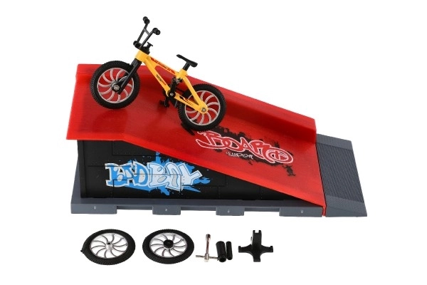 Finger Skatepark Set mit Rampe und Zubehör