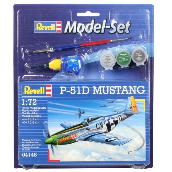 Revell Modellbausatz P-51D Mustang Jagdflugzeug