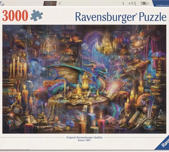 Puzzle Magische Bibliothek 3000 Teile von Ravensburger