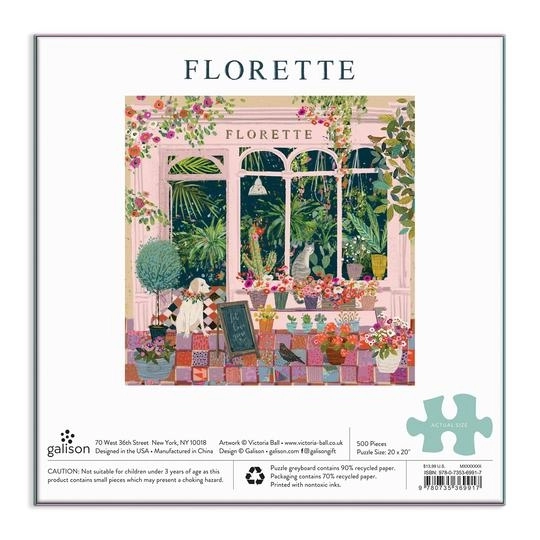 Galison Puzzle Florette 500 Teile