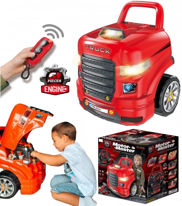 Woopie große LKW-Bausatz mit Zubehör 61 Teile