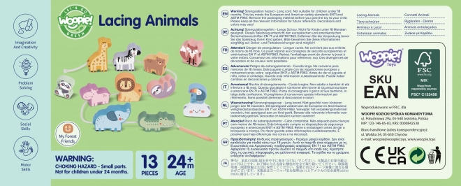 Drewniana Nähspielzeug Zoo von Woopie Green