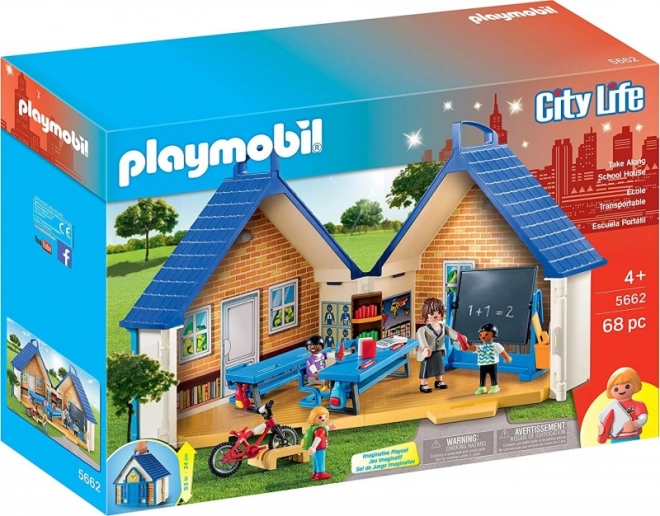 City Life Tragbare Schule Spielfiguren Set