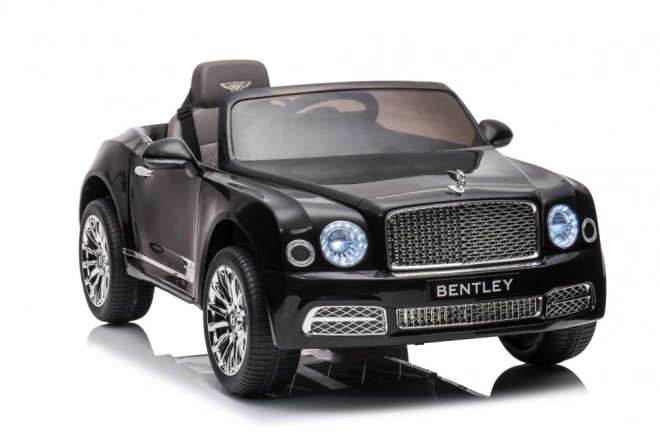 Elektrisches Kinderauto Bentley Mulsanne Schwarz lackiert