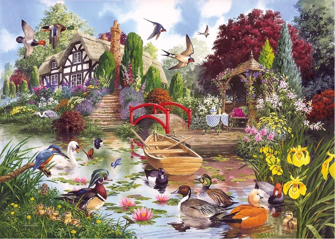 Vier einzigartige Puzzle