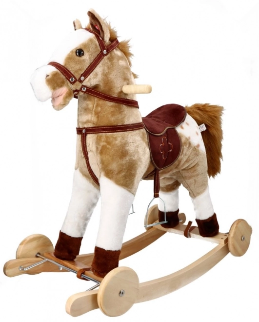 Schaukelpferd Mustang mit Rädern