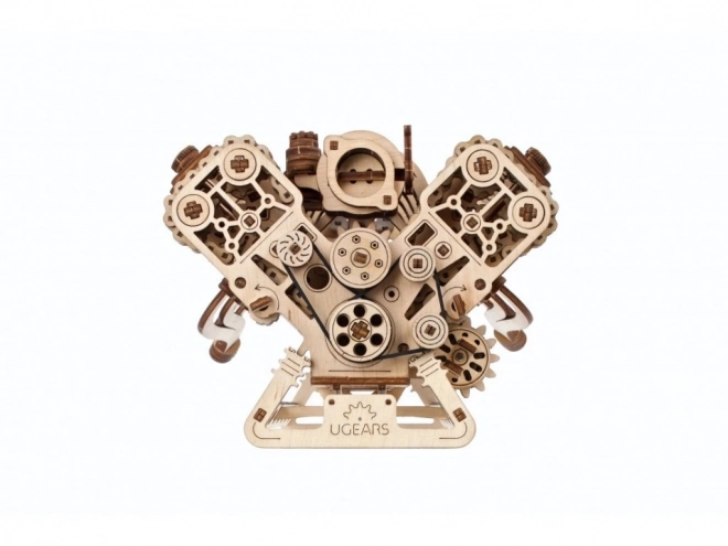 Ugears 3D Holzmechanik Puzzle V8 Motor