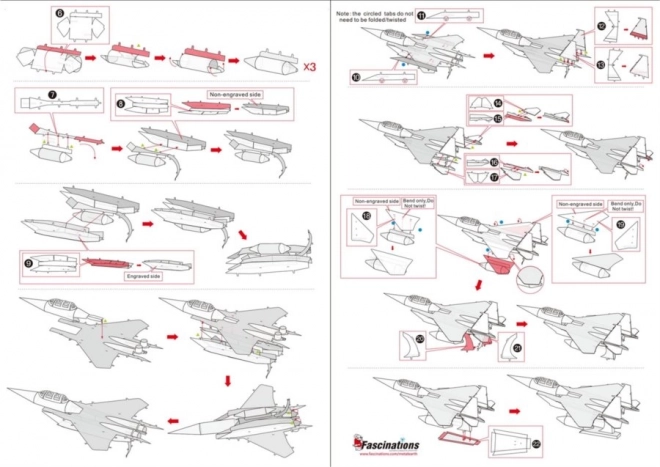 Metal Earth 3D-Puzzle F-15 Eagle Flugzeug