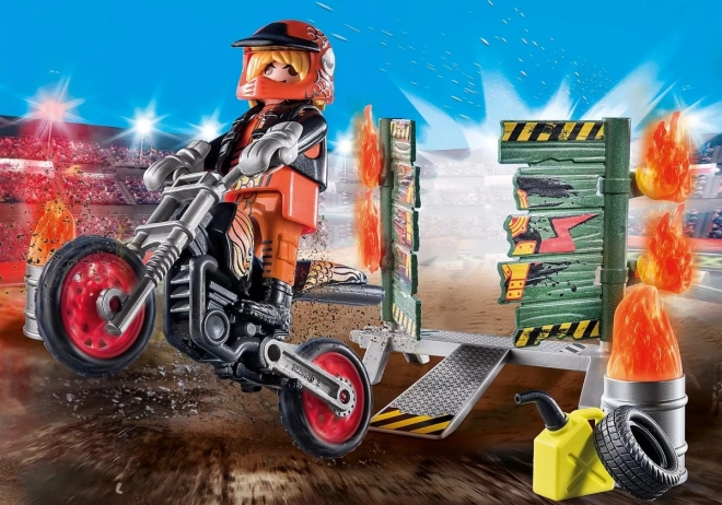 Stunt Show Starterpack mit Feuerwand-Figur von PLAYMOBIL