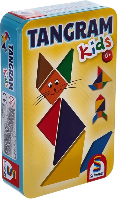 Tangram für Kinder in Metallbox