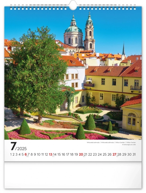 Wandkalender Prag 2025