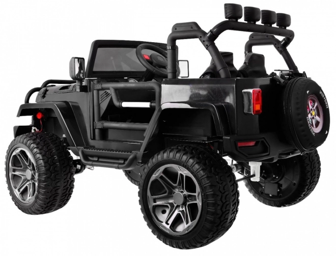 Monster Jeep 4x4 Fahrzeug schwarz