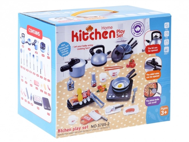 Küchenset für Kinder mit Grill