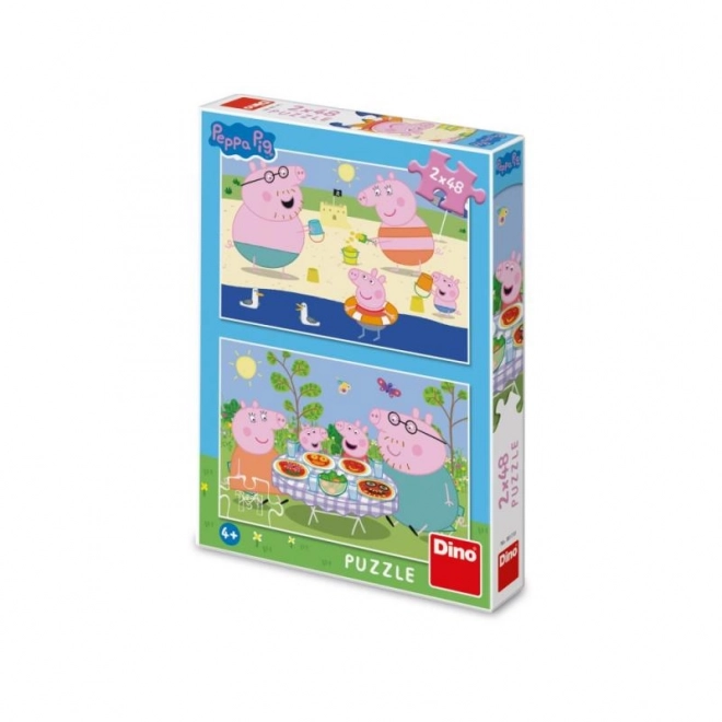 Peppa Pig: Im Urlaub Puzzle