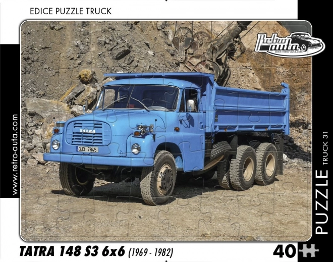 Retro-Autos Puzzle Truck Tatra 148 S3 6x6