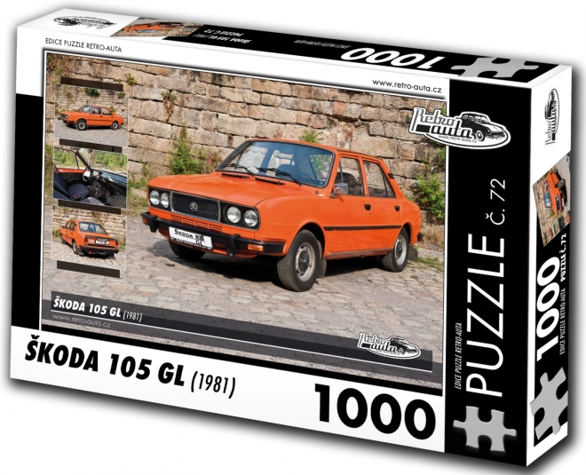 Puzzle Škoda 105 GL 1981 - 1000 Teile