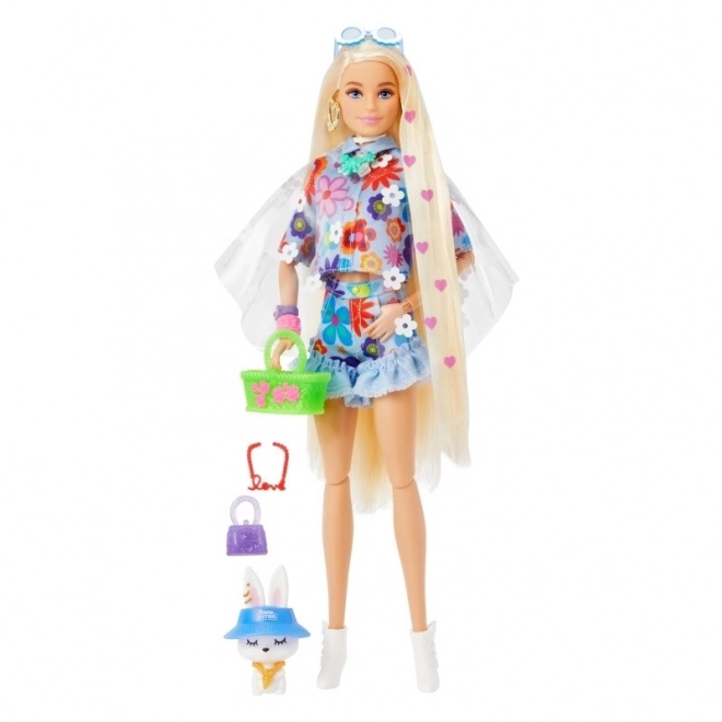 Barbie Extra Puppe mit Häschen-Begleiter