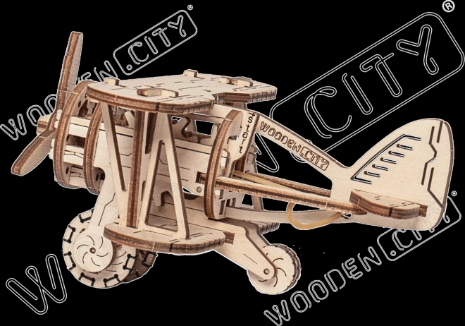 Holz 3D Puzzle Doppeldecker