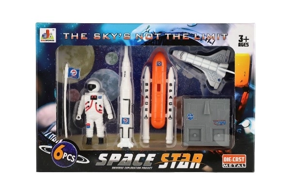 Weltraumspielzeug - Astronauten- und Shuttle-Set