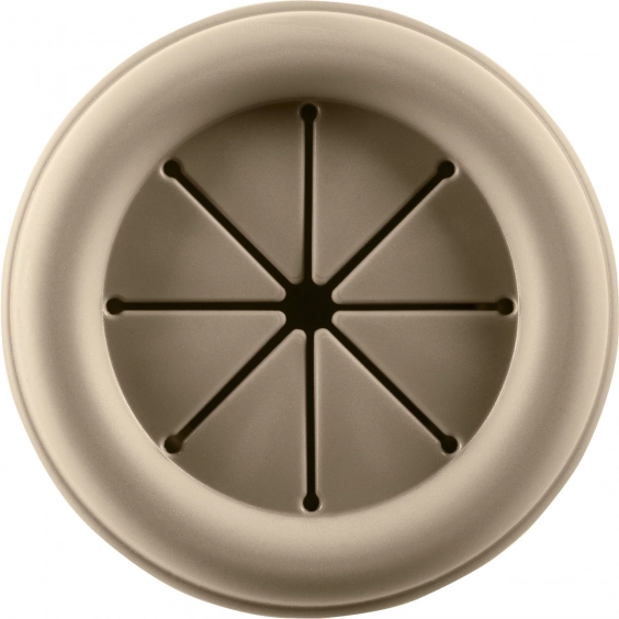 Cleverer Deckel gegen Verschütten