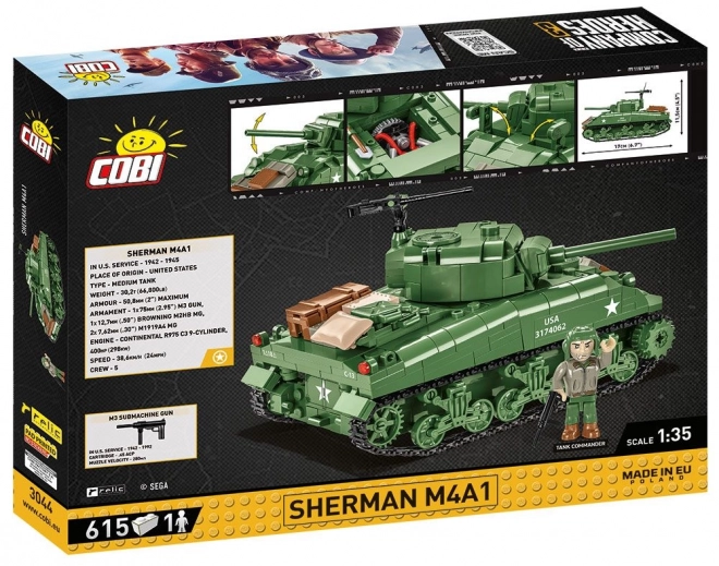 Sherman M4A1 Klappbarer Panzermodell