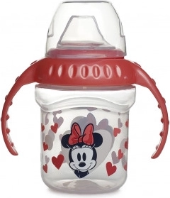 Auslaufsicherer Becher mit Schnabel und Griff, Minnie