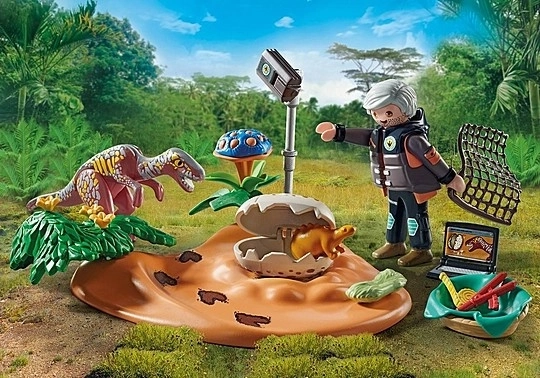 Playmobil Stegosaurus Nest und Eierdiebstahl