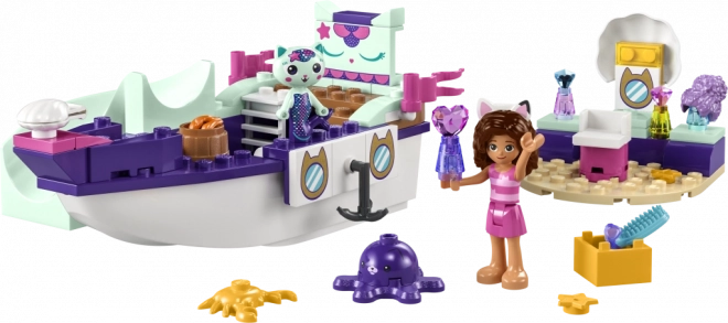 Lego Gabis Schiff und Spa mit Meerkatzenfigur