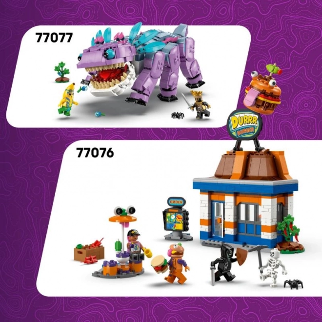 LEGO Fortnite Peely und Sparkplug Camp