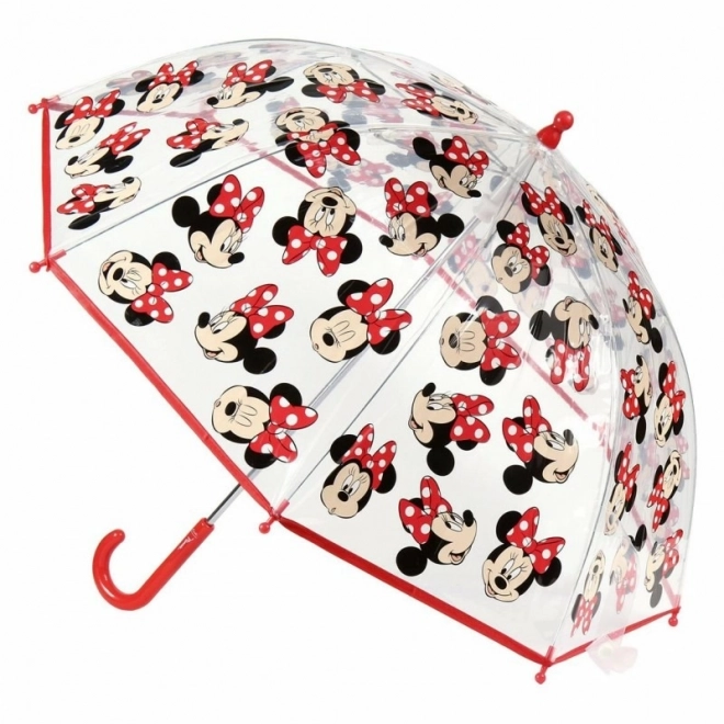 Transparenter Kinderregenschirm MINNIE von DISNEY