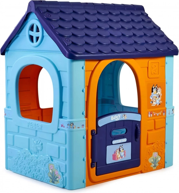 Kinder Gartenhaus Bluey mit Briefkasten