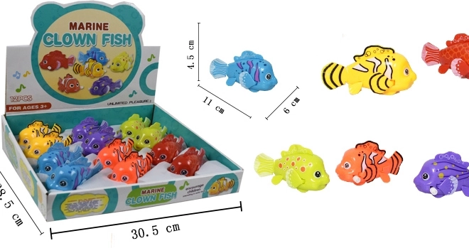 Aufziehbarer Fisch 11 cm