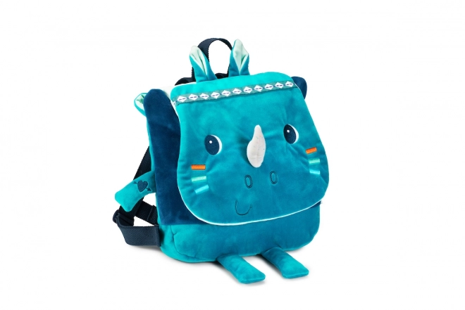 Lilliputiens - Weicher Kinderrucksack - Nashorn Marius