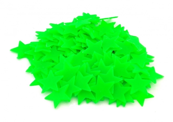Fluoreszierende Sterne 100 Stk
