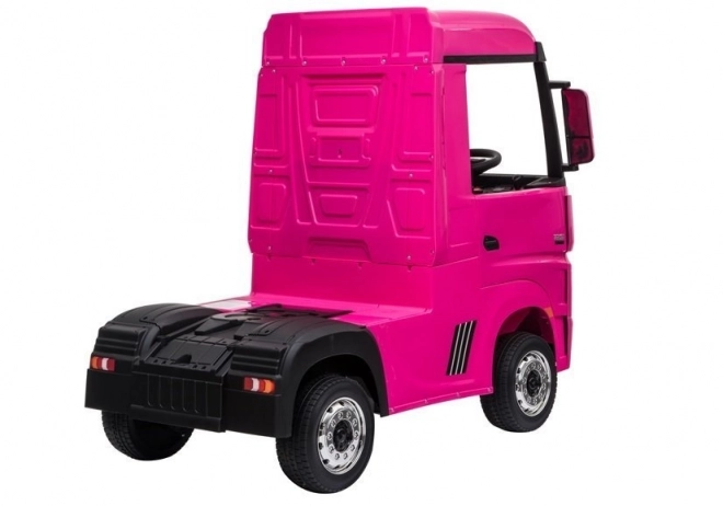 Akku Auto Mercedes Actros Pink 4x4