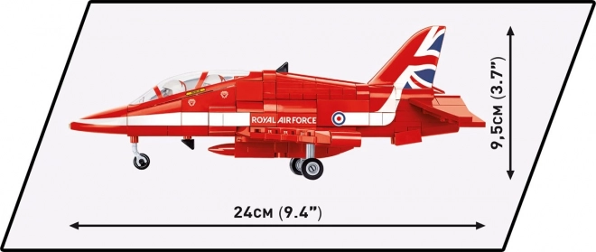 Cobi Bereitstellung BAE Hawk T1 Red Arrows Modellflugzeug