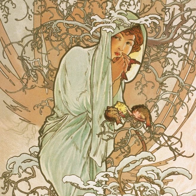 Notizkalender Alfons Mucha 2025