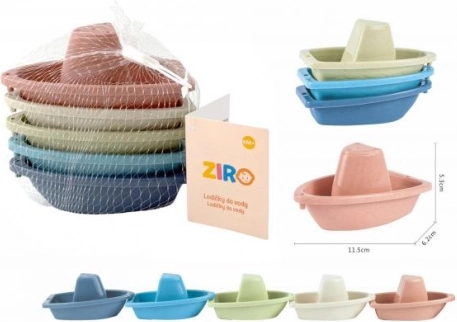 Fröhliche bunte Boote fürs Wasser