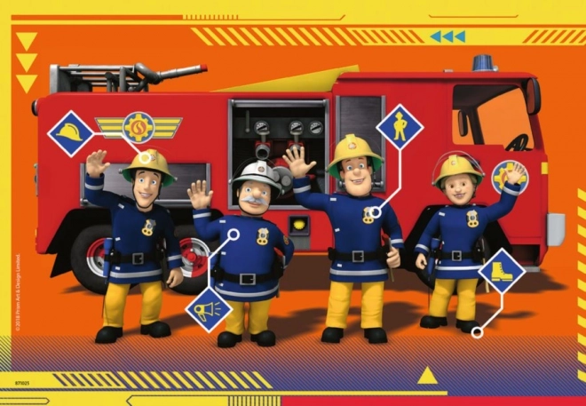 Ravensburger Puzzle Feuerwehrmann Sam Ausfahrt 2x24 Teile