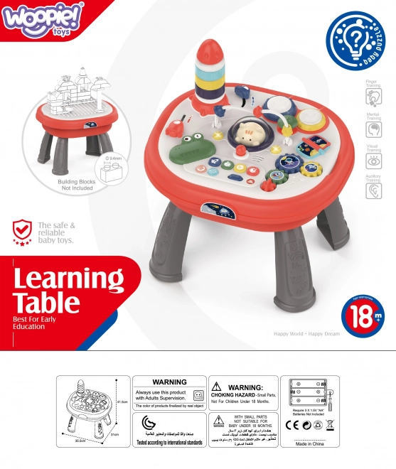 Interaktiver Lernspieltisch Weltraum WOOPIE