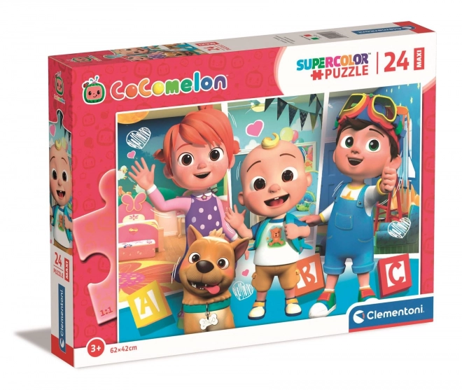 Clementoni Puzzle CoComelon mit Freunden Maxi 24 Teile