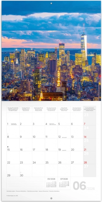 Notizkalender New York 2026