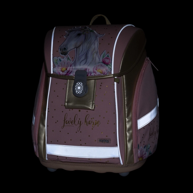 Schulrucksack Premium Light Pferd Romantic