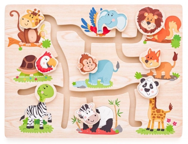 Schiebe-Puzzle Fantastische Tiere