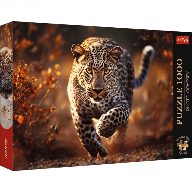 Premium 1000 Teile Puzzle: Wilder Leopard