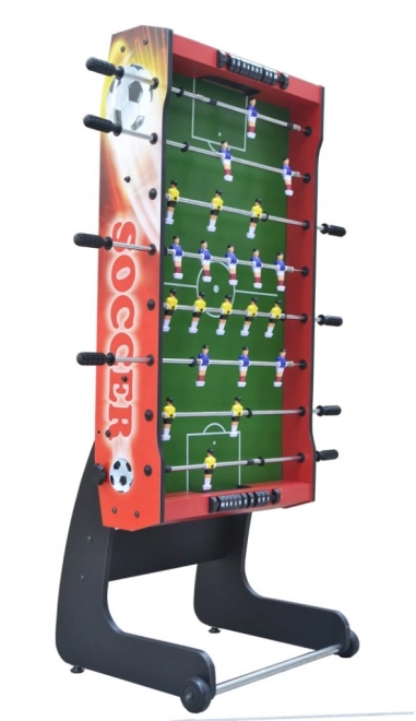 Tischfußball für Kinder 6+ und Erwachsene Rot MDF + klappbare Platte