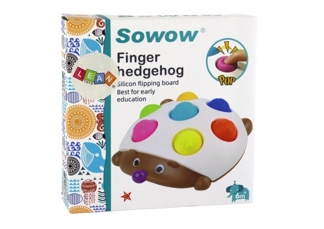 Igel sensorisches Spaß-Montessori-Brett