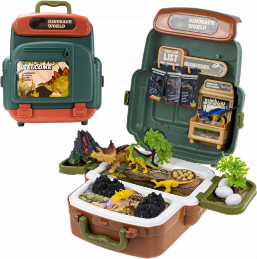 Tragbarer 2-in-1-Koffer: Aufbewahrung und Spielwelt