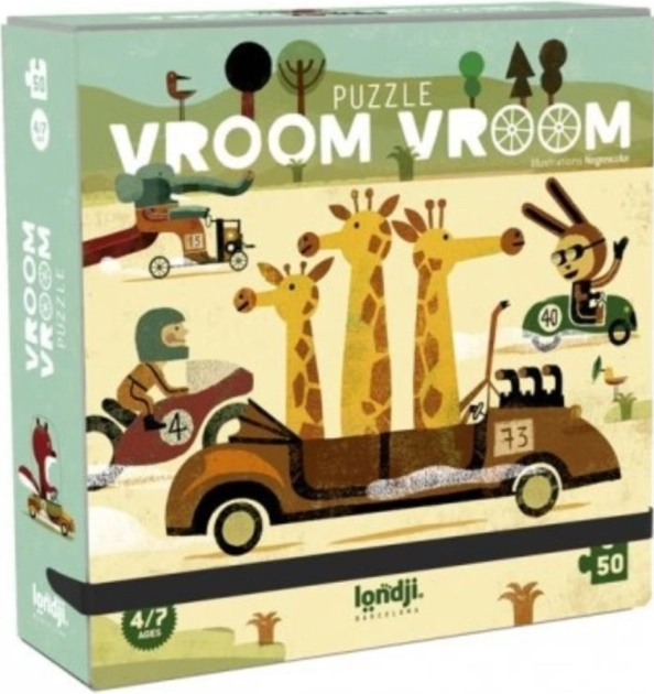 Puzzle Große Rennen Londji - 50 Teile